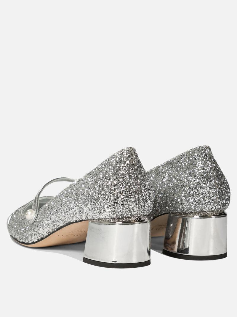 Vietti Jimmy Choo Décolleté con glietter "Elisa 45" Sottocosto