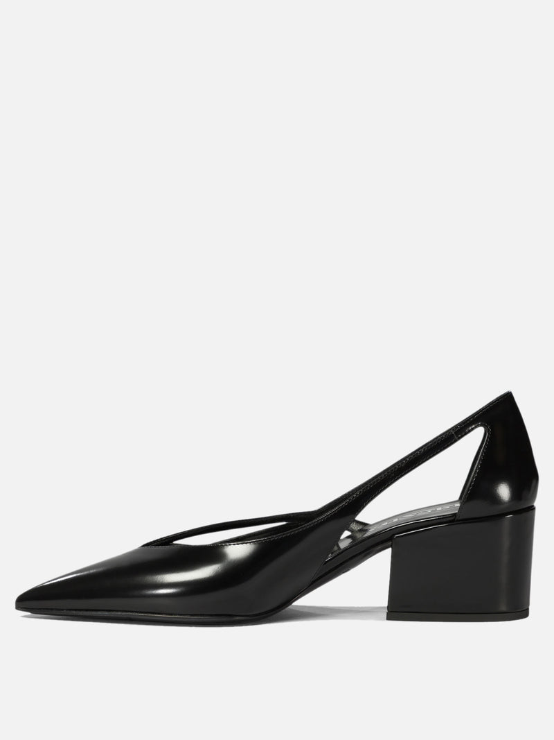 Vietti Prada Décolleté cut-out in pelle spazzolata Novità