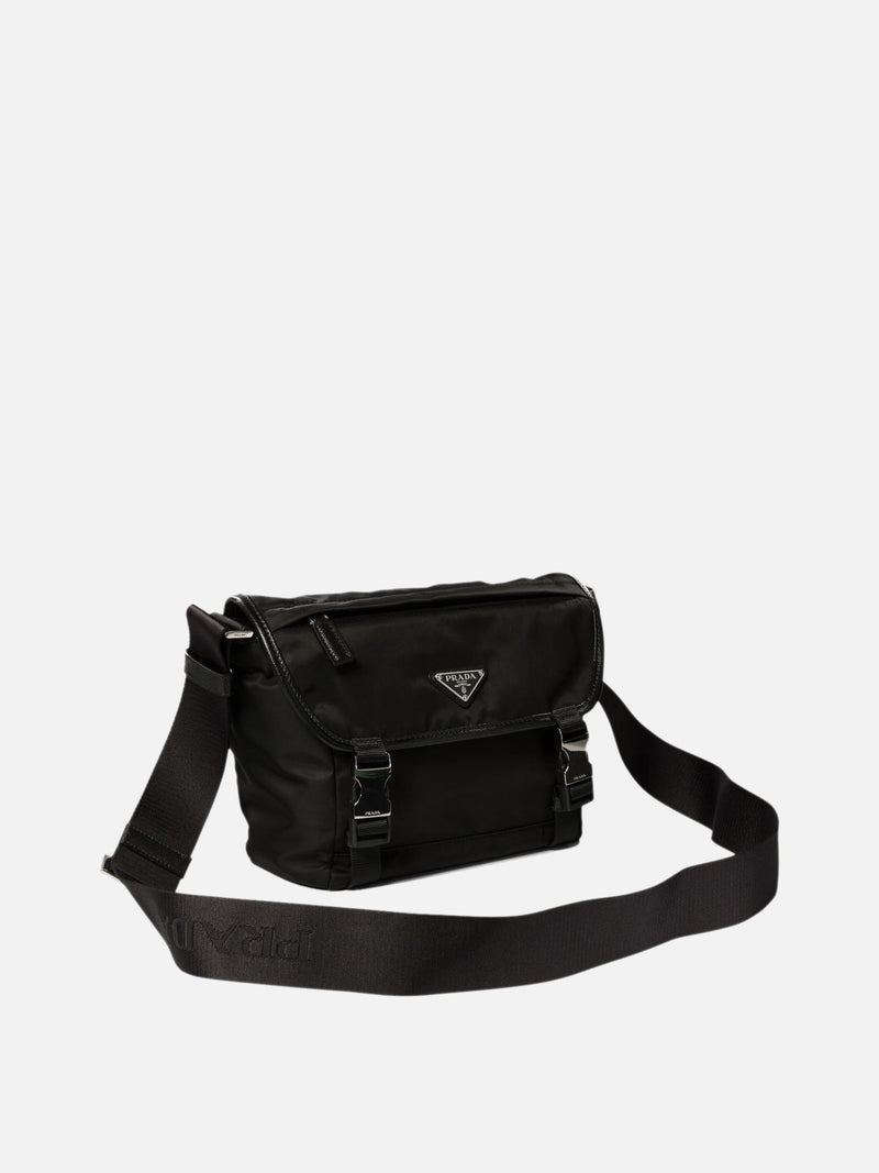 Vietti Prada Borsa a tracolla in Re-Nylon e Saffiano Qualità