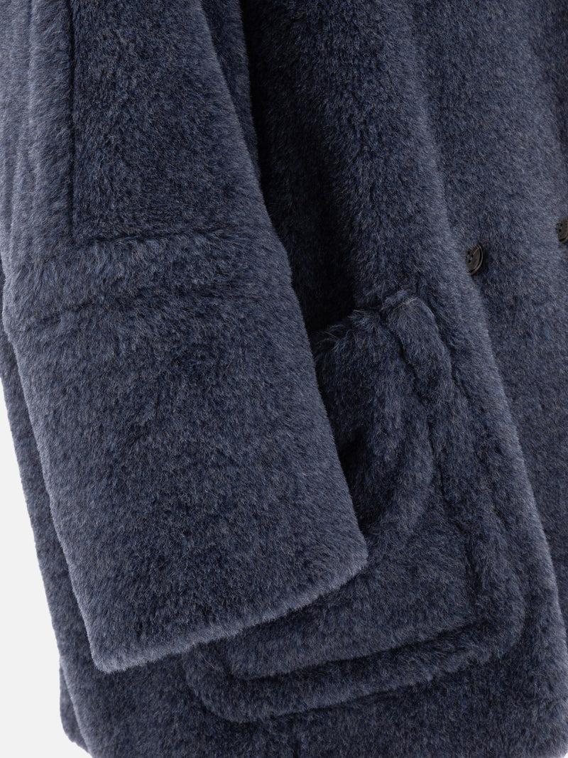 Vietti Max Mara Cappotto corto in alpaca e lana "Teddy Bear Icon" Sconto