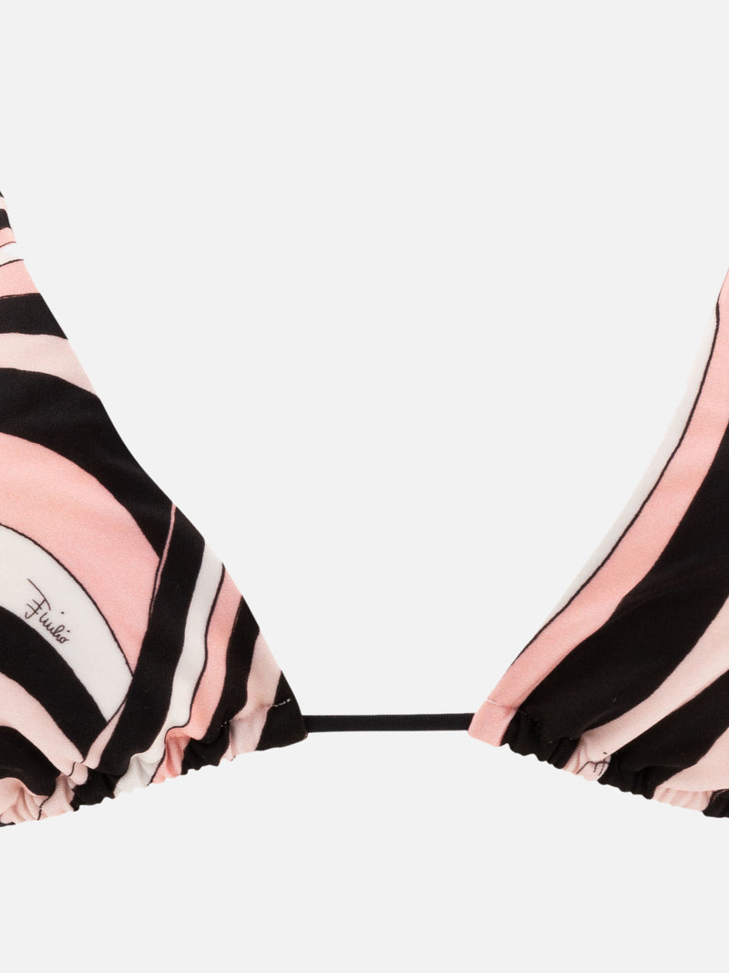 Vietti Pucci Top bikini con stampa Iride Vendita Calda