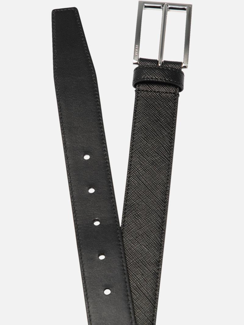 Vietti Prada Cintura in pelle Saffiano In Vendita