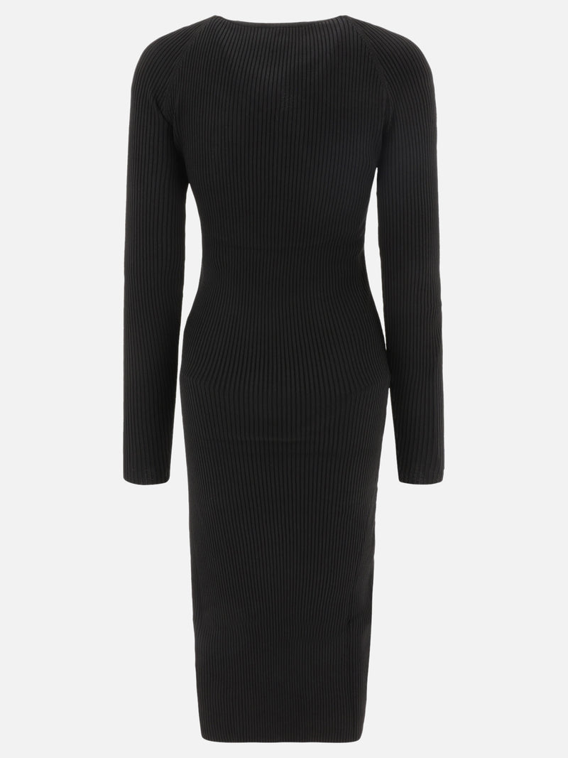 Vietti Coperni Abito a coste con cut-out "Twisted" Shopping Online