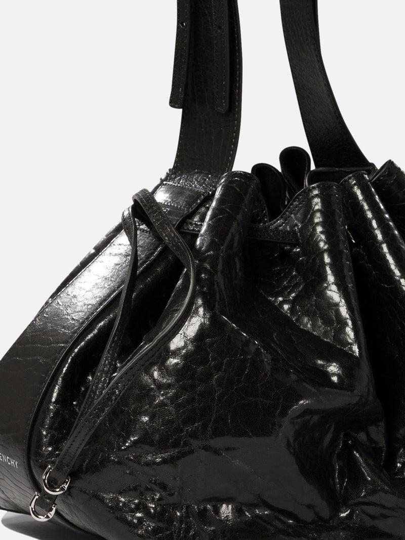 Vietti Givenchy Borsa a spalla "Pumpkin Medium" in pelle verniciata craquelé Sconto