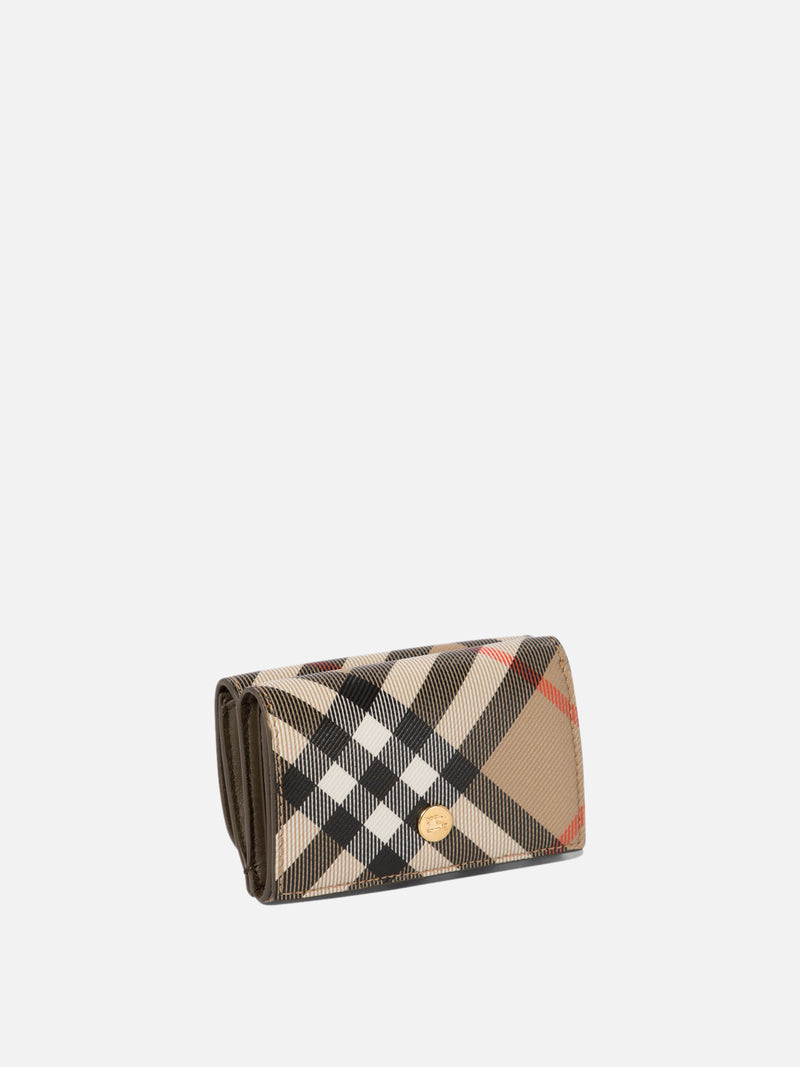 Vietti Burberry Portafoglio compatto "Check" Vendita