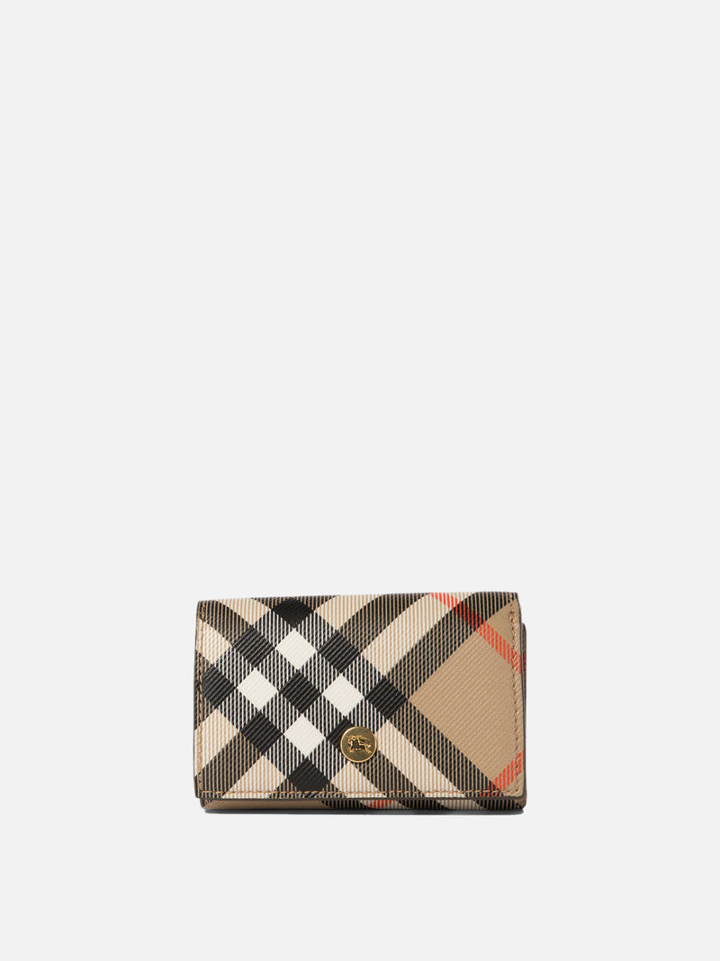 Vietti Burberry Portafoglio compatto "Check" Vendita