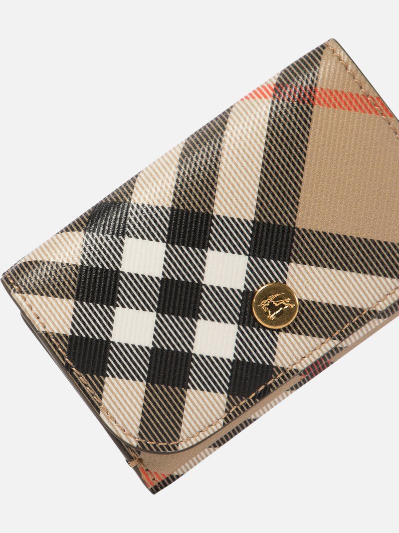 Vietti Burberry Portafoglio compatto "Check" Vendita