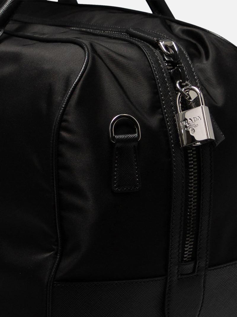 Vietti Prada Borsone da viaggio in Re-Nylon e Saffiano Italy