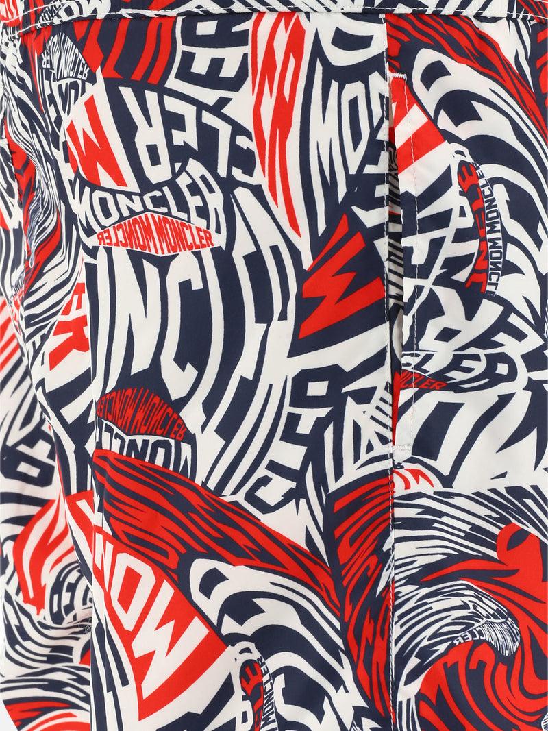 Vietti Moncler Boxer da mare con stampa Sottocosto