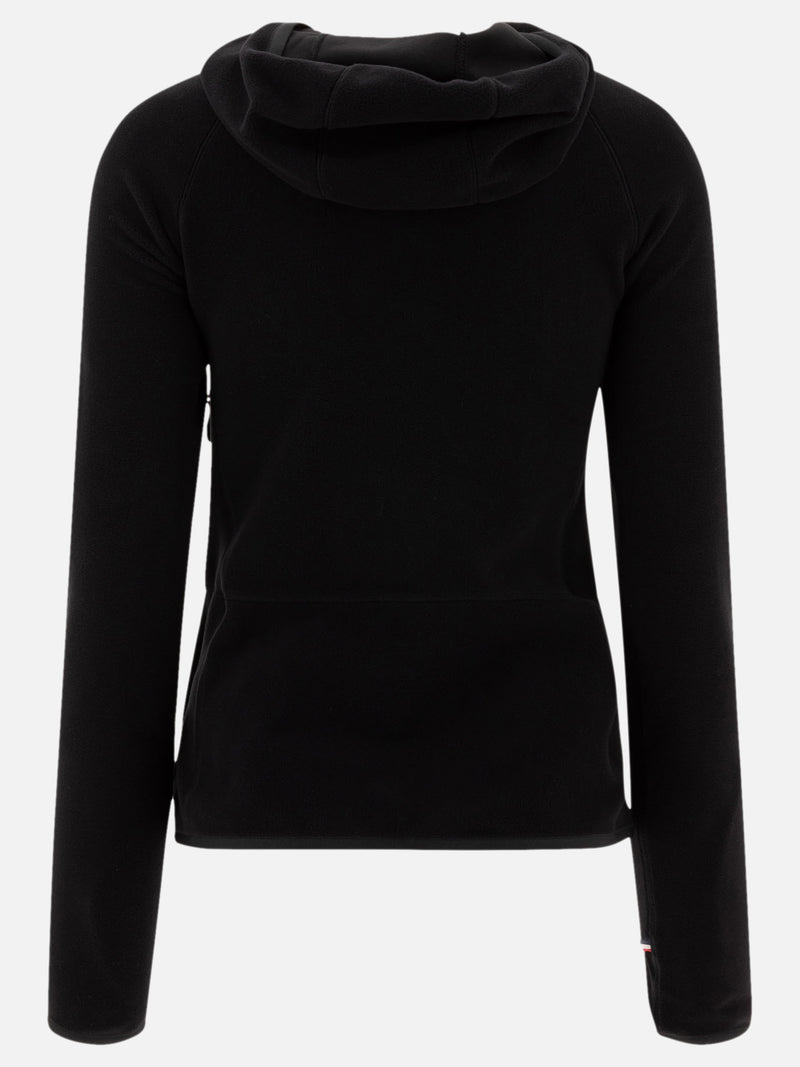Vietti Moncler Grenoble Giacca in pile con cappuccio e zip Outlet