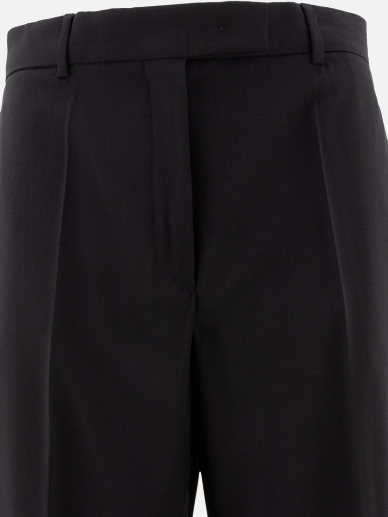 Vietti Max Mara Sportmax Pantaloni oversize in lana stretch In Saldo