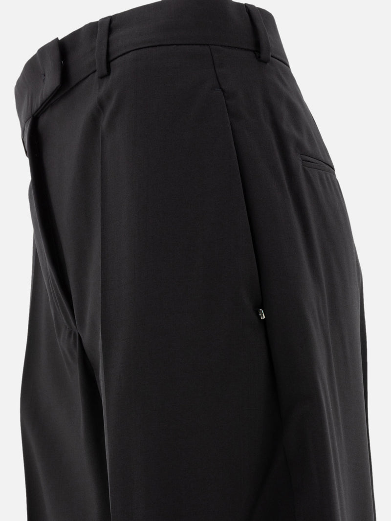 Vietti Max Mara Sportmax Pantaloni oversize in lana stretch In Saldo