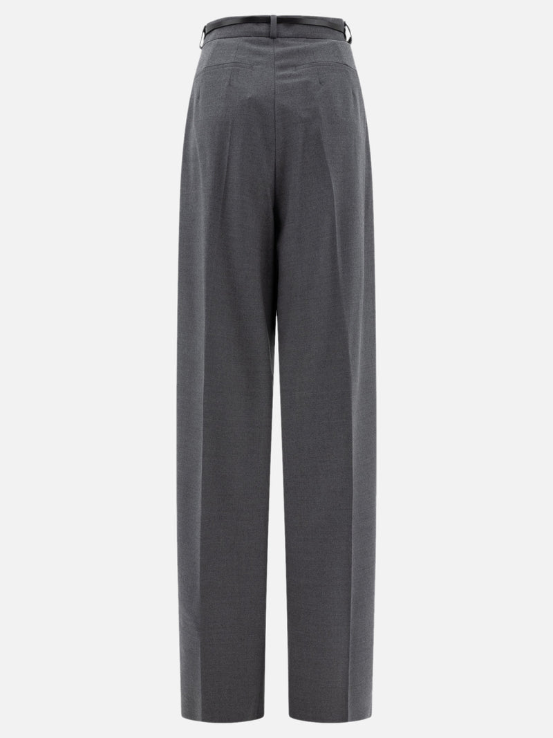 Vietti Max Mara Sportmax Pantaloni oversize in lana stretch Nuova