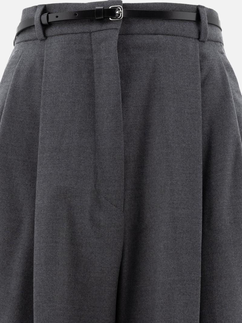 Vietti Max Mara Sportmax Pantaloni oversize in lana stretch Nuova