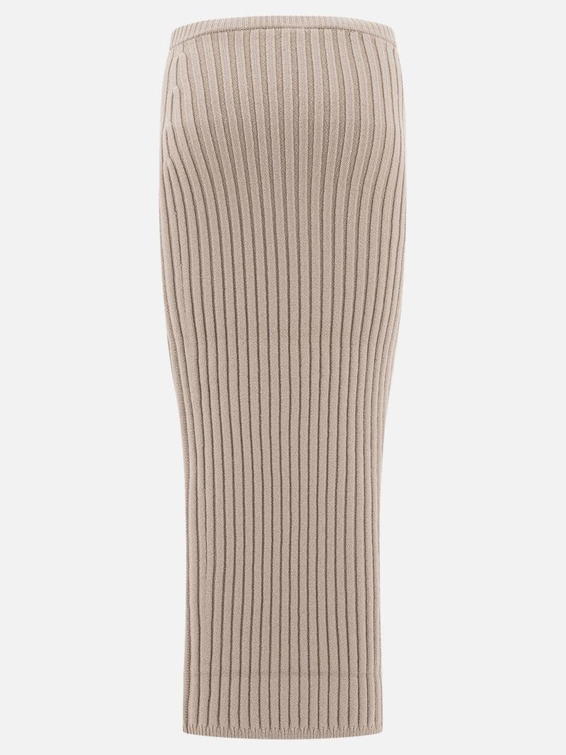 Vietti Max Mara Gonna in maglia di lana e cashmere 2025