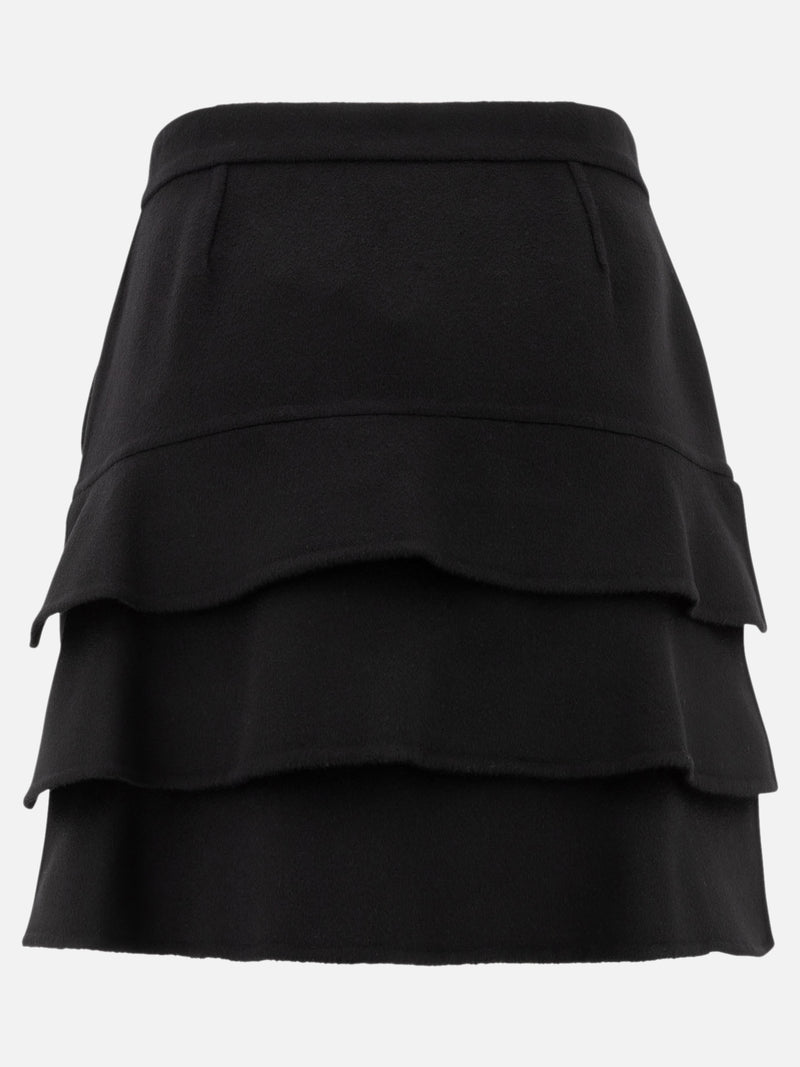 Vietti Max Mara Gonna corta in cammello In Linea