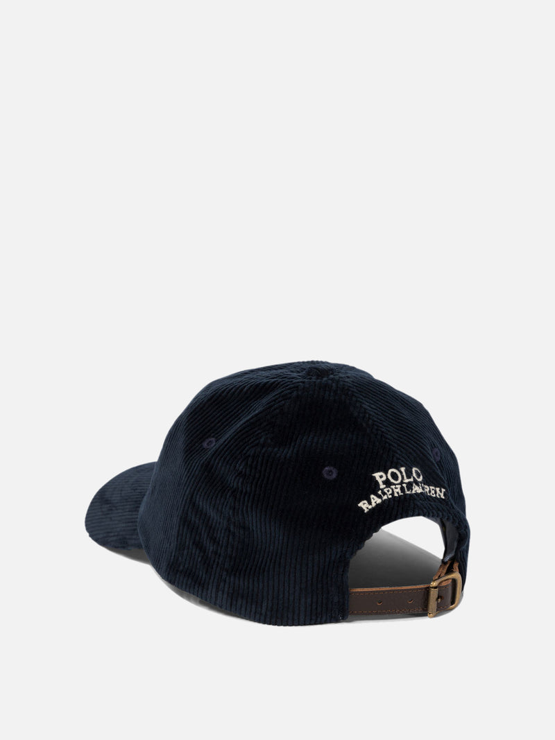 Vietti Polo Ralph Lauren Cappello da baseball a coste "Pony" Saldi Di Fabbrica