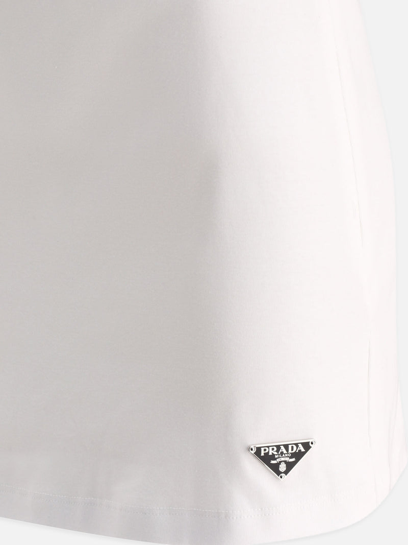 Vietti Prada Gonna con logo triangolo Qualità