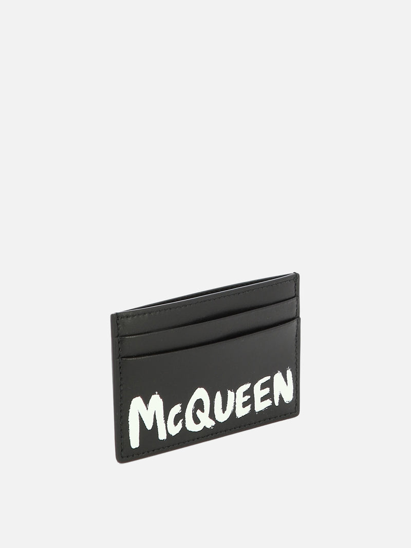 Vietti Alexander McQueen Portacarte "McQueen Graffiti" Sconto