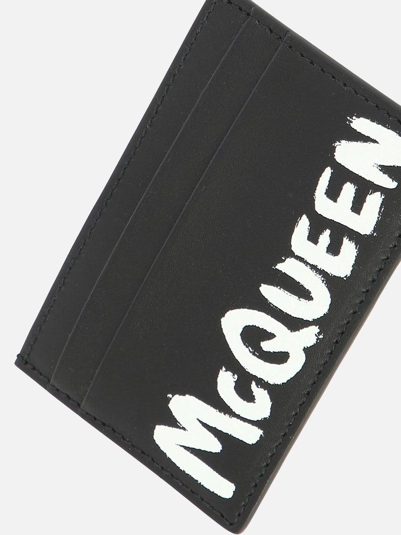 Vietti Alexander McQueen Portacarte "McQueen Graffiti" Sconto