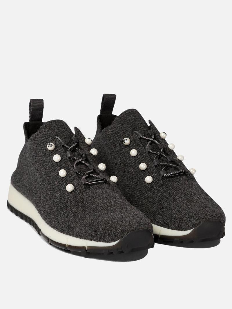 Vietti Jimmy Choo Sneaker in cashmere "Veles" In Saldo