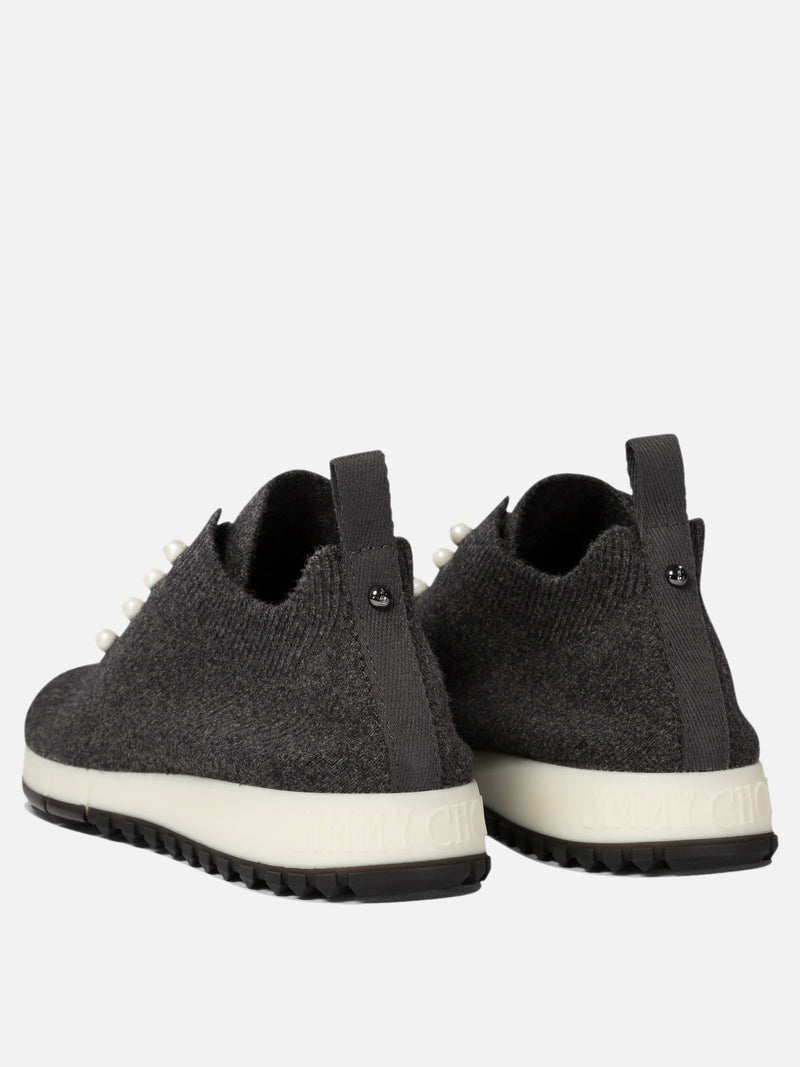 Vietti Jimmy Choo Sneaker in cashmere "Veles" In Saldo