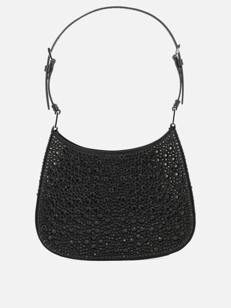 Vietti Prada Borsa "Prada Cleo" in raso con cristalli Vendita