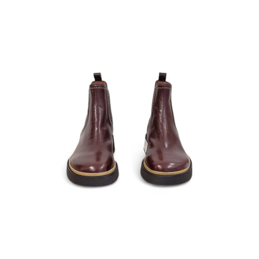 Viola Ricci Alice - Stivaletto beatles pelle mogano Vendite Flash
