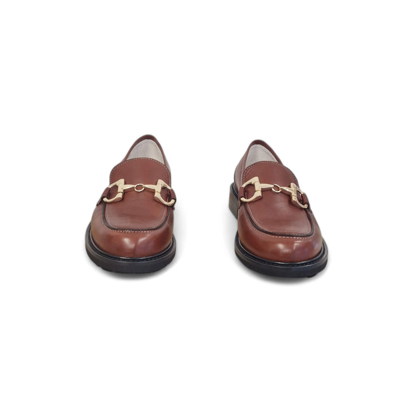 Viola Ricci Gaia - Mocassino nappa glove rhum Italy