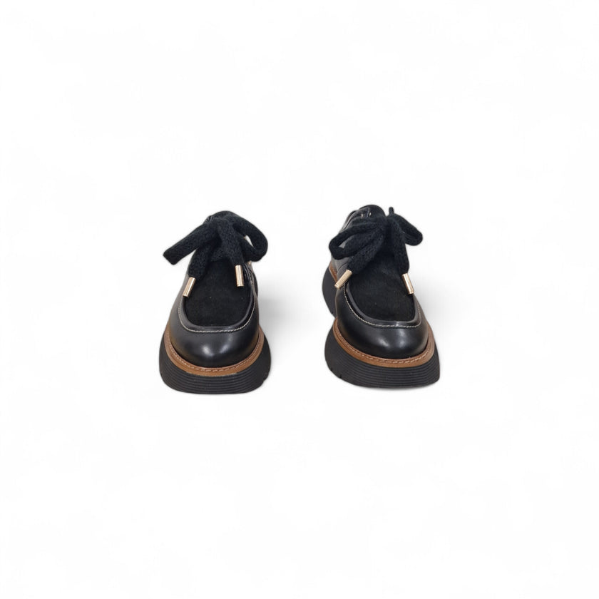 Viola Ricci Gio - Scarpa allacciata nera kav Negozi Online