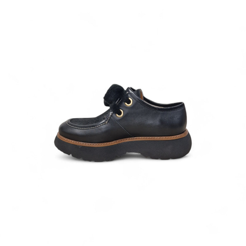 Viola Ricci Gio - Scarpa allacciata nera kav Negozi Online