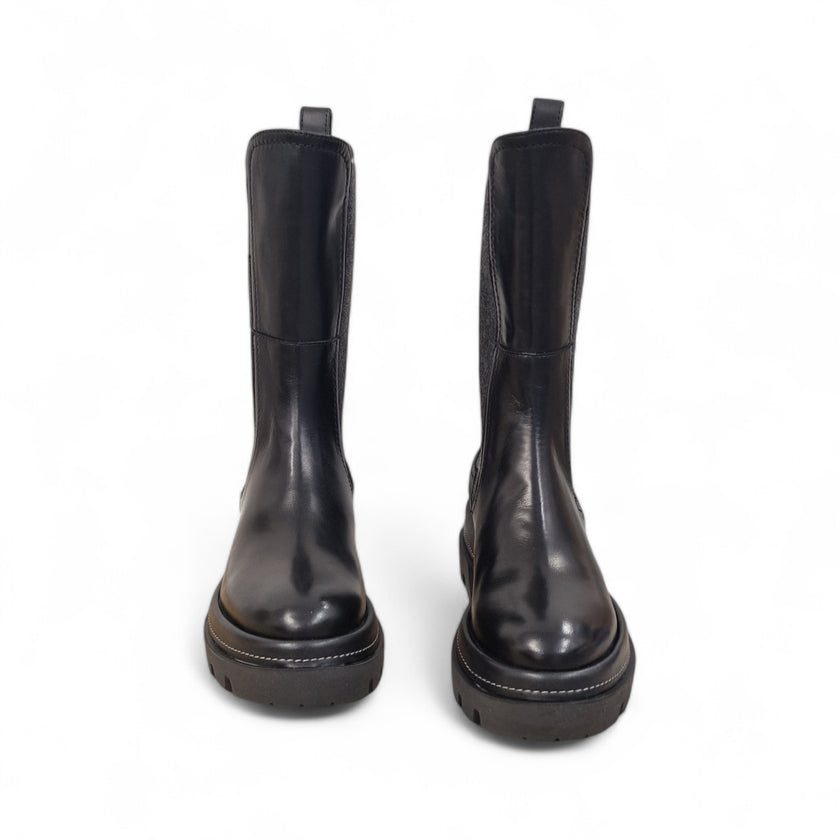 Viola Ricci Gio - Stivale beatles in pelle nera Fino Al -60%