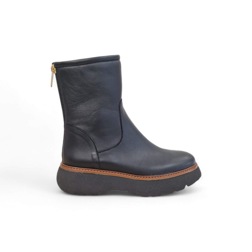 Viola Ricci Gio - tronchetto pelle nera Shopping Online