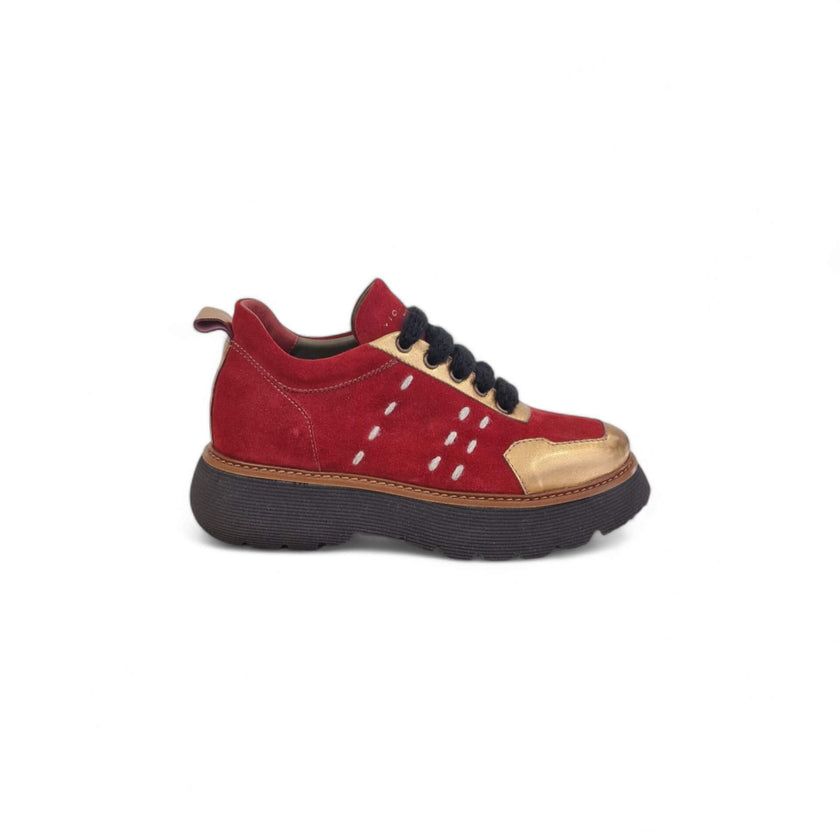 Viola Ricci Regina - pelle rosso garnet - kombat Outlet