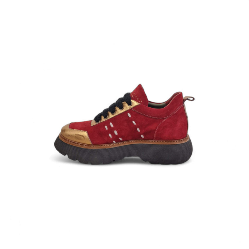 Viola Ricci Regina - pelle rosso garnet - kombat Outlet