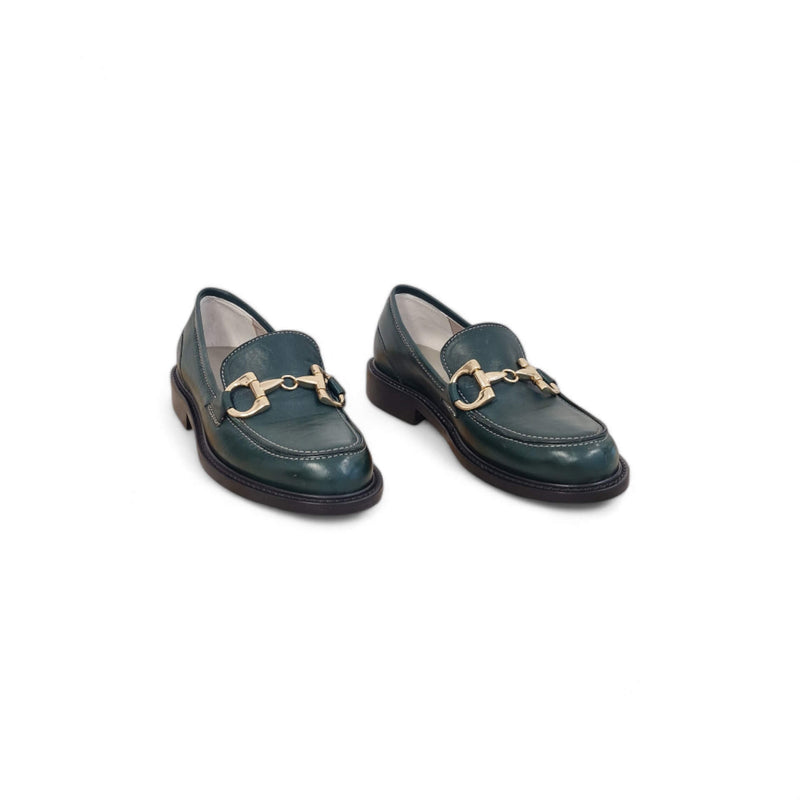 Viola Ricci Gaia - Mocassino nappa glove verde