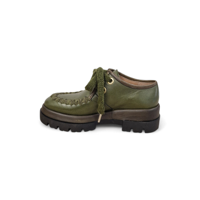Viola Ricci Gio - Scarpa allacciata verde Acquista Ora