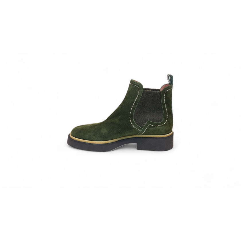 Viola Ricci Alice - Stivaletto beatles verde Outlet