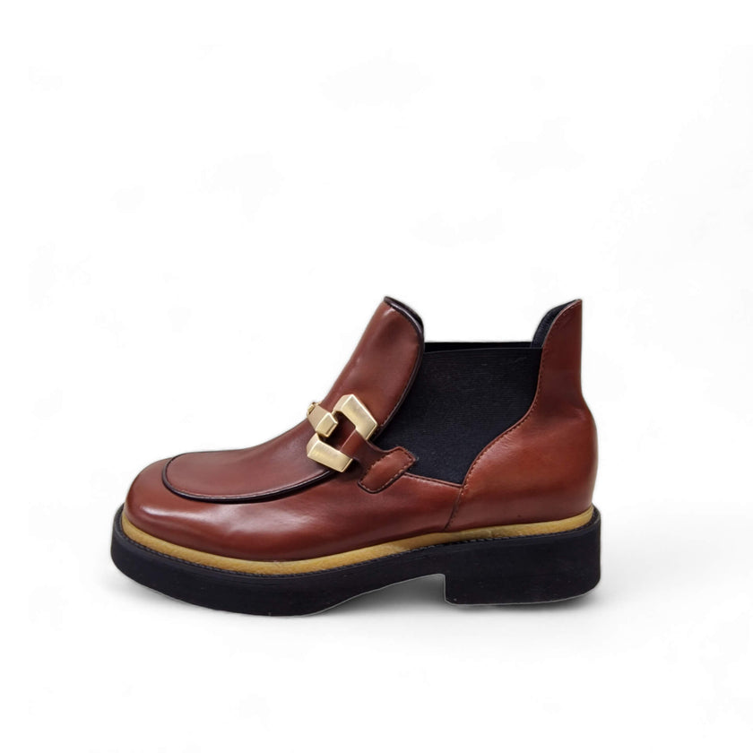 Viola Ricci Alice - stivaletto pelle Rhum Offerte