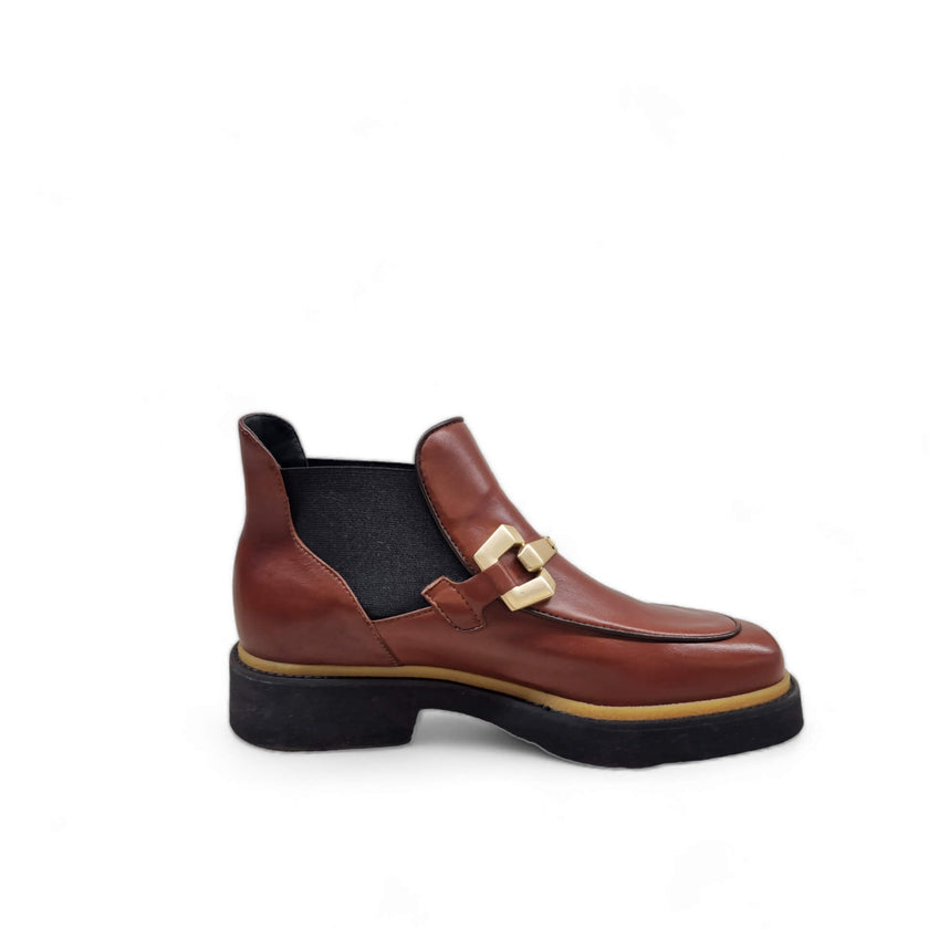 Viola Ricci Alice - stivaletto pelle Rhum Offerte