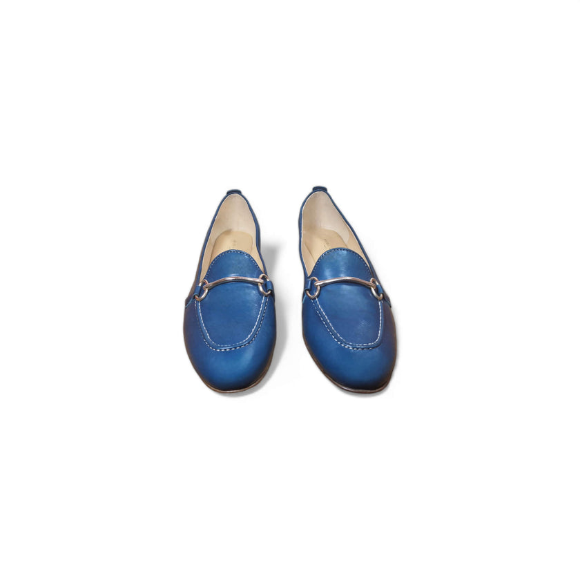 Viola Ricci Zil - slip on pelle bleu' navy Negozi Online