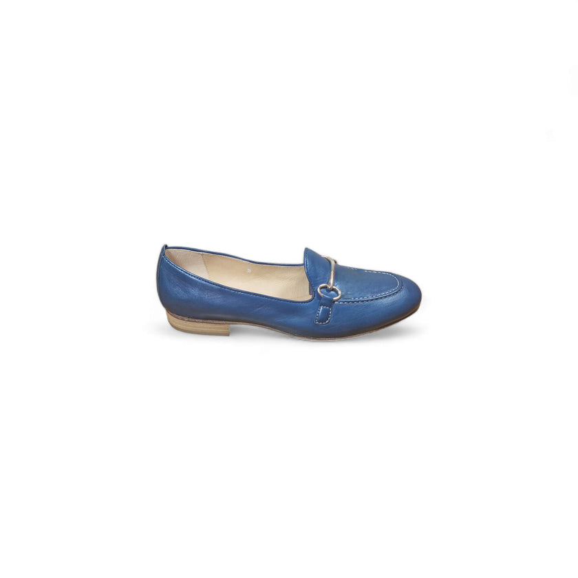Viola Ricci Zil - slip on pelle bleu' navy Negozi Online
