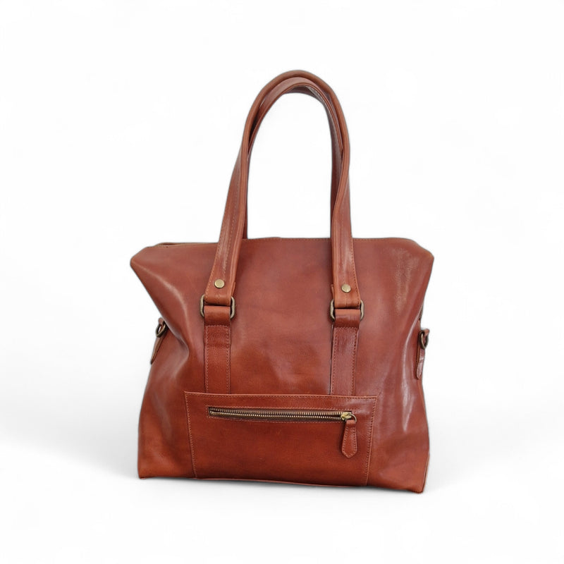 Viola Ricci Mail - Borsa in pelle rhum Novità