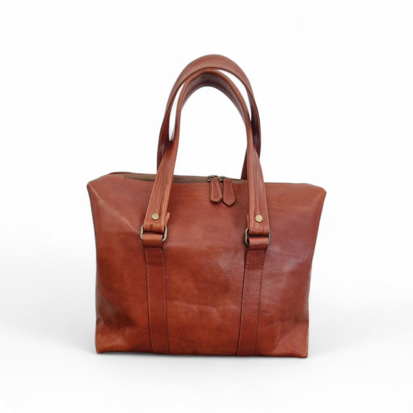 Viola Ricci Mail - Borsa in pelle rhum Novità