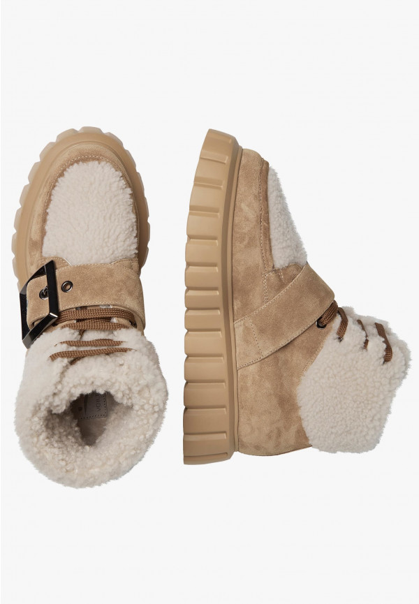 Voile Blanche GRENELLE LACE BUCKLE LINING FUR Discount Store per i nuovi prodotti