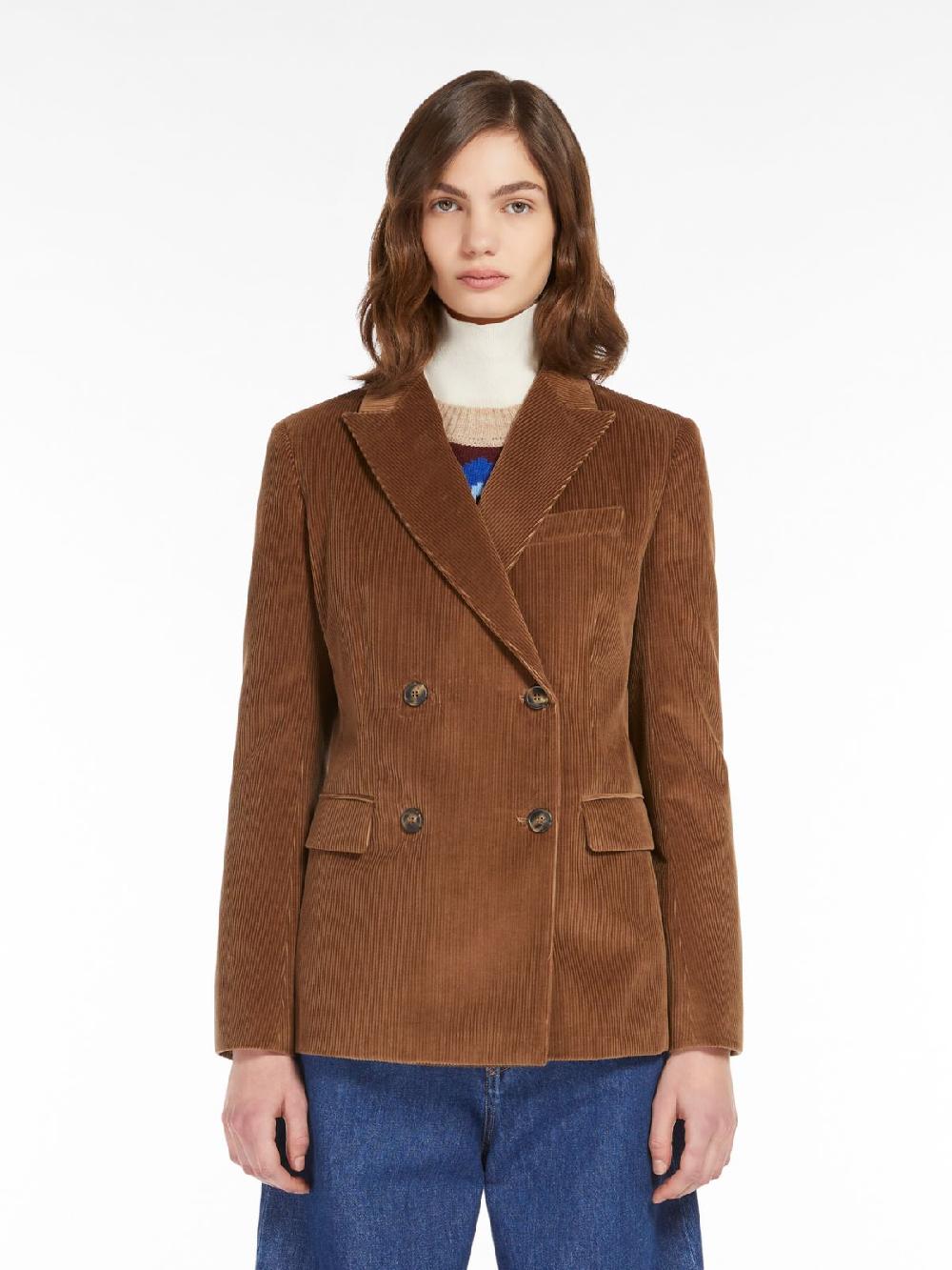 ﻿Weekend Blazer doppiopetto in velluto In Vendita