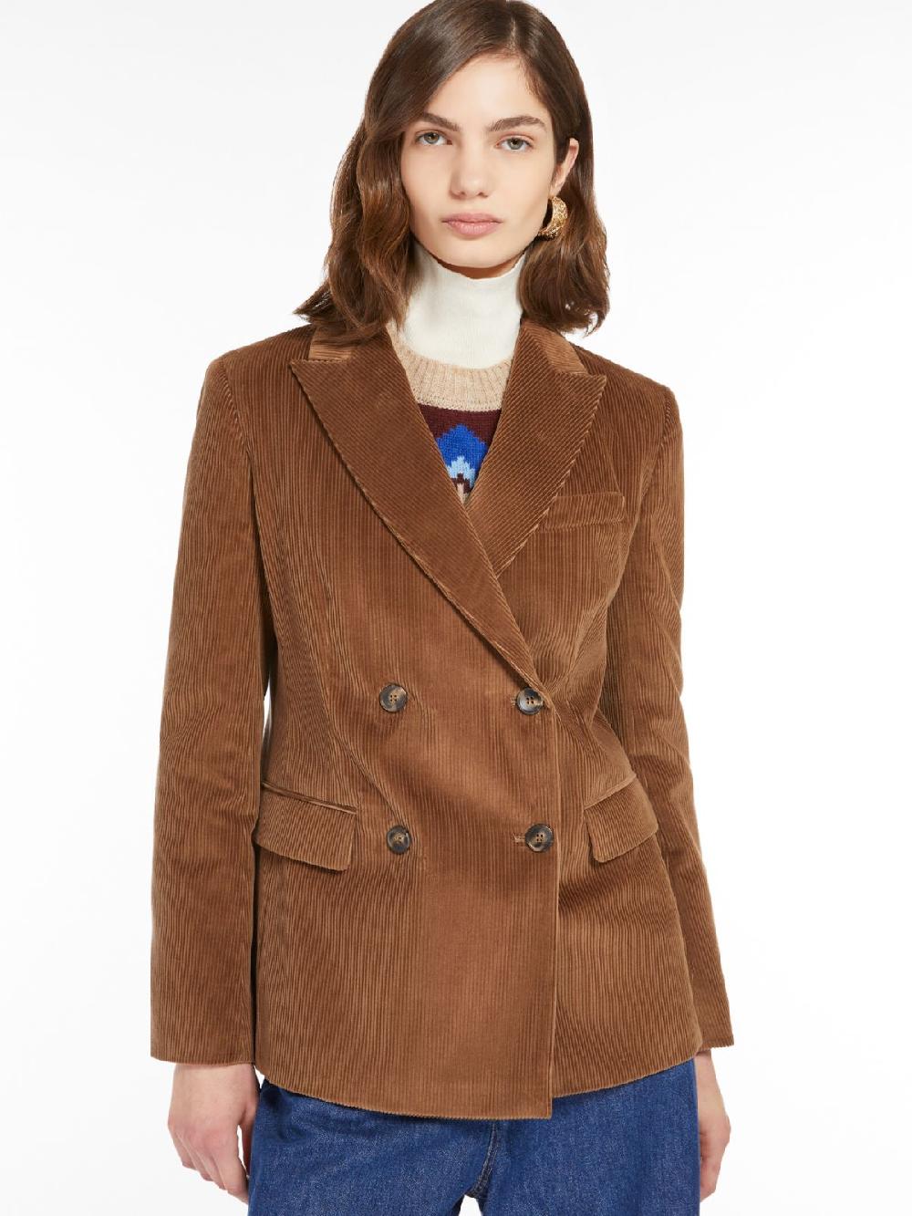 ﻿Weekend Blazer doppiopetto in velluto In Vendita