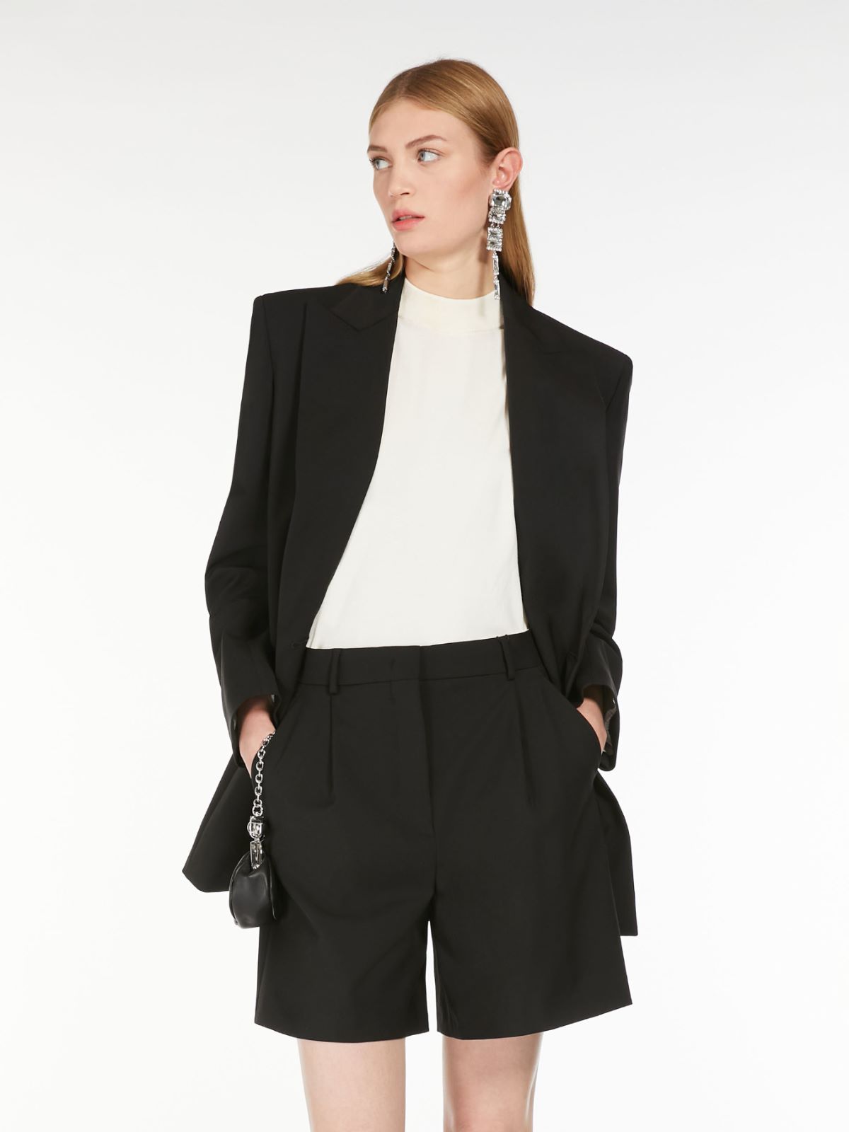 Weekend Blazer doppiopetto in tela di lana Saldi