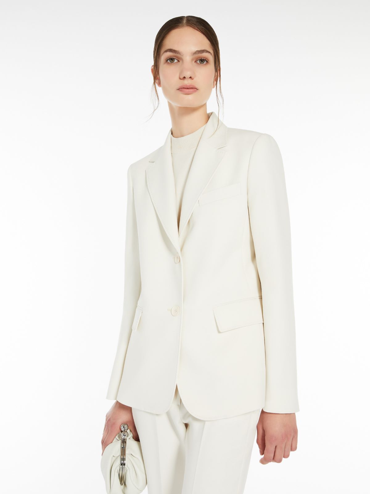 Weekend Blazer monopetto in tela di mista lana Hotsell