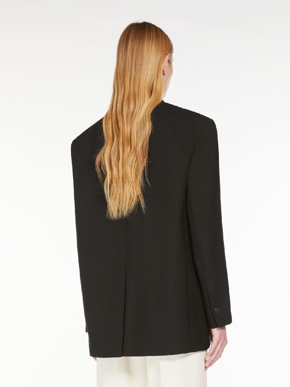 Weekend Blazer over in tela di lana Vendita Calda